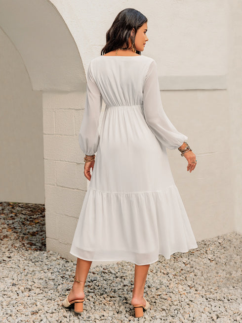 printed-square-neck-balloon-sleeve-dress OhSoStyled - Sophia's Style-7